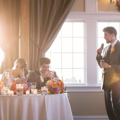 Wedding Toast at The Bonnett Island Estate